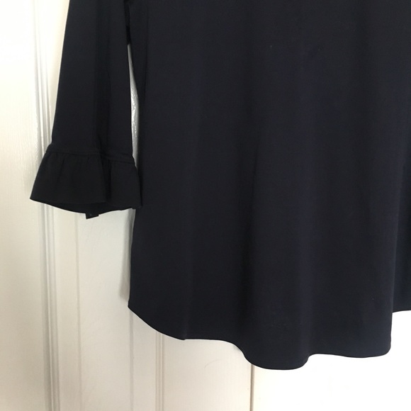 3/4 Sleeve Stretchy Cotton Top - Picture 3 of 4